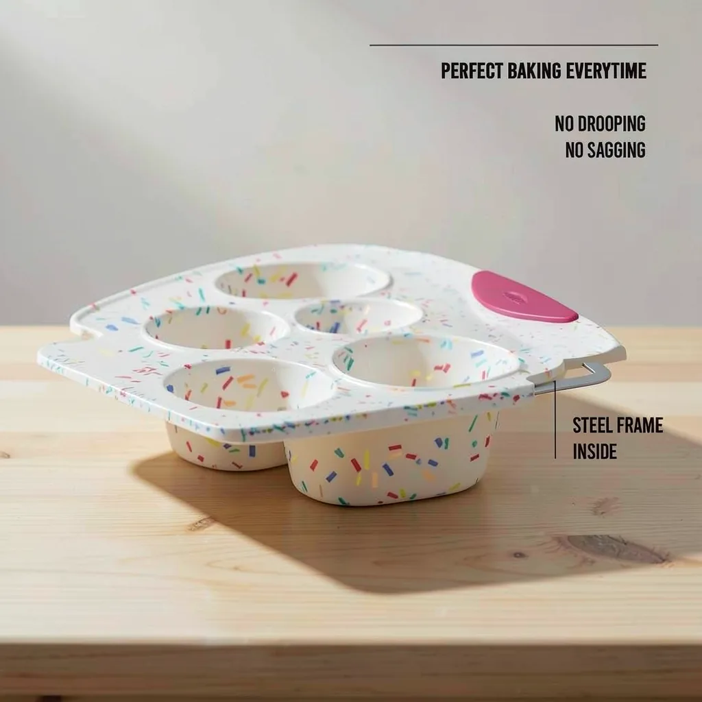 Trudeau Structured Silicone Muffin Pan product photo